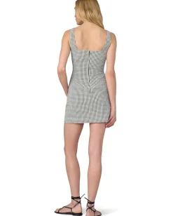 Joe's Jeans The Drew Mini Dress Black/White Gingha Discount