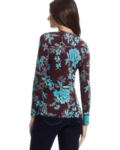 Johnny Was The Janie Favorite Fitted Long Sleeve Tee- Alexand Alexandria