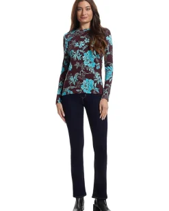 Johnny Was The Janie Favorite Fitted Long Sleeve Tee- Alexand Alexandria