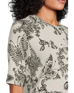 Women Johnny Was The Janie Favorite Fitted Elbow Sleeve Tee- Sydnee