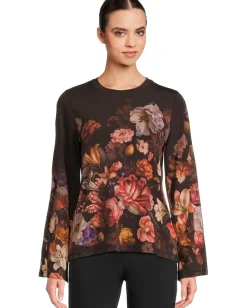 Women Johnny Was The Janie Favorite Flare Sleeve Crew Neck