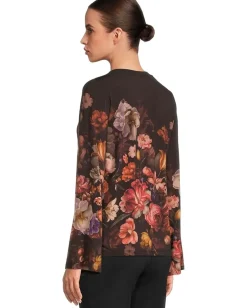 Women Johnny Was The Janie Favorite Flare Sleeve Crew Neck