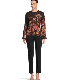 Women Johnny Was The Janie Favorite Flare Sleeve Crew Neck