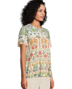 Women Johnny Was The Janie Favorite Flutter Sleeve Henley Tee