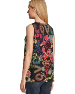 Johnny Was The Janie Favorite Henley Swing Tank- Jenny Jenny Scarf Best