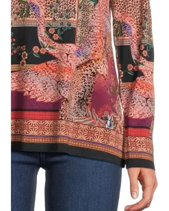 Women Johnny Was The Janie Favorite Long Sleeve Crew Neck Tee- Depo