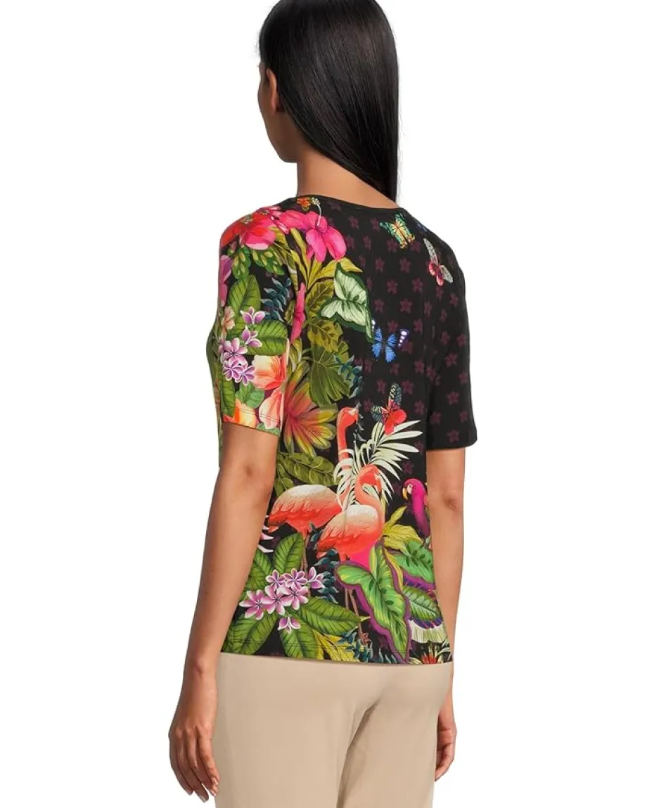 Women Johnny Was The Janie Favorite Scoop Neck Fitted Tee