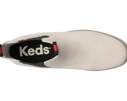 Keds The Platform Chelsea Lug Off-White/Black Suede Online