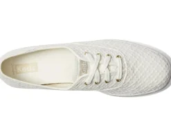 Keds The Platform Lug Lace Up White Eyelet Discount