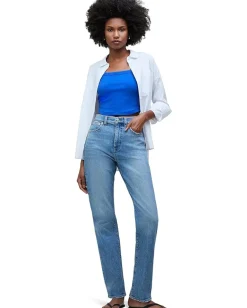 Women Madewell The Tailored Crop Tank in Sleekhold