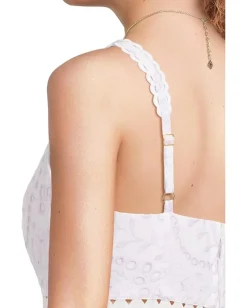 Lilly Pulitzer Tiah Eyelet Top Water Hyacinth Dancing Daisies Eyelet New