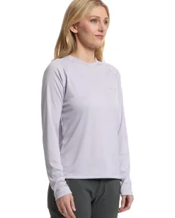 Columbia Tidal Tee™ II L/S Lavender Pearl/Hydrangea Logo Hot