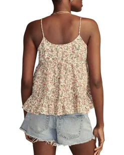 Women Lucky Brand Tie Front Swing Cami