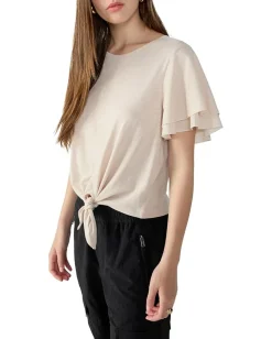 Sanctuary Tied Together Forever Top Toasted Marshmallow Hot