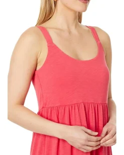 NIC+ZOE Tiered Maxi Dress Poppy Hot