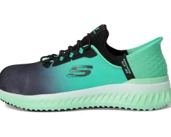 SKECHERS Work Tilido - Ombray Comp Toe Black/Teal Online