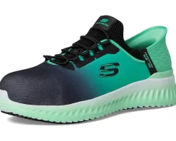 SKECHERS Work Tilido - Ombray Comp Toe Black/Teal Online
