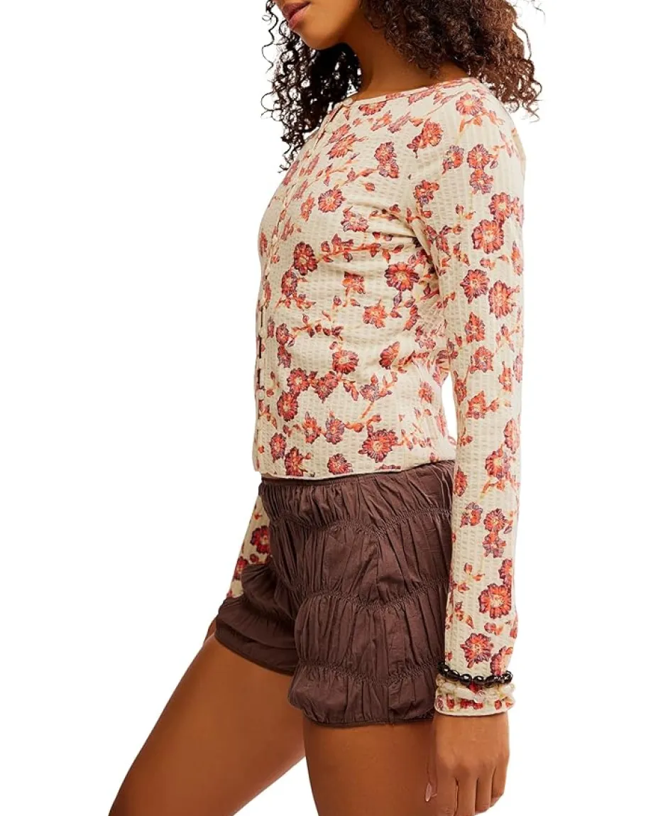 Free People Tilly Long Sleeve - Print Tea Combo Sale