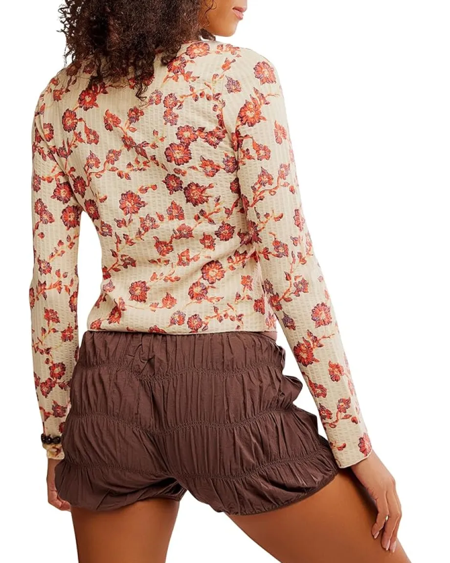 Free People Tilly Long Sleeve - Print Tea Combo Sale