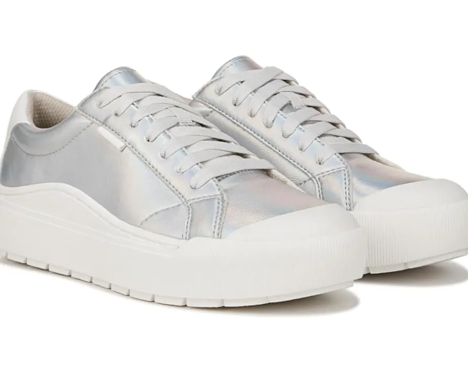 Dr. Scholl's Time Off Sneaker Silver Foil Discount