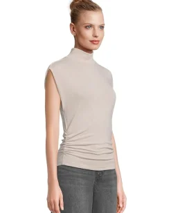 Women Michael Stars Tina Mock Neck Top
