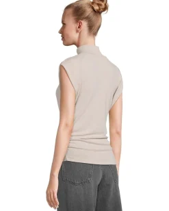 Women Michael Stars Tina Mock Neck Top