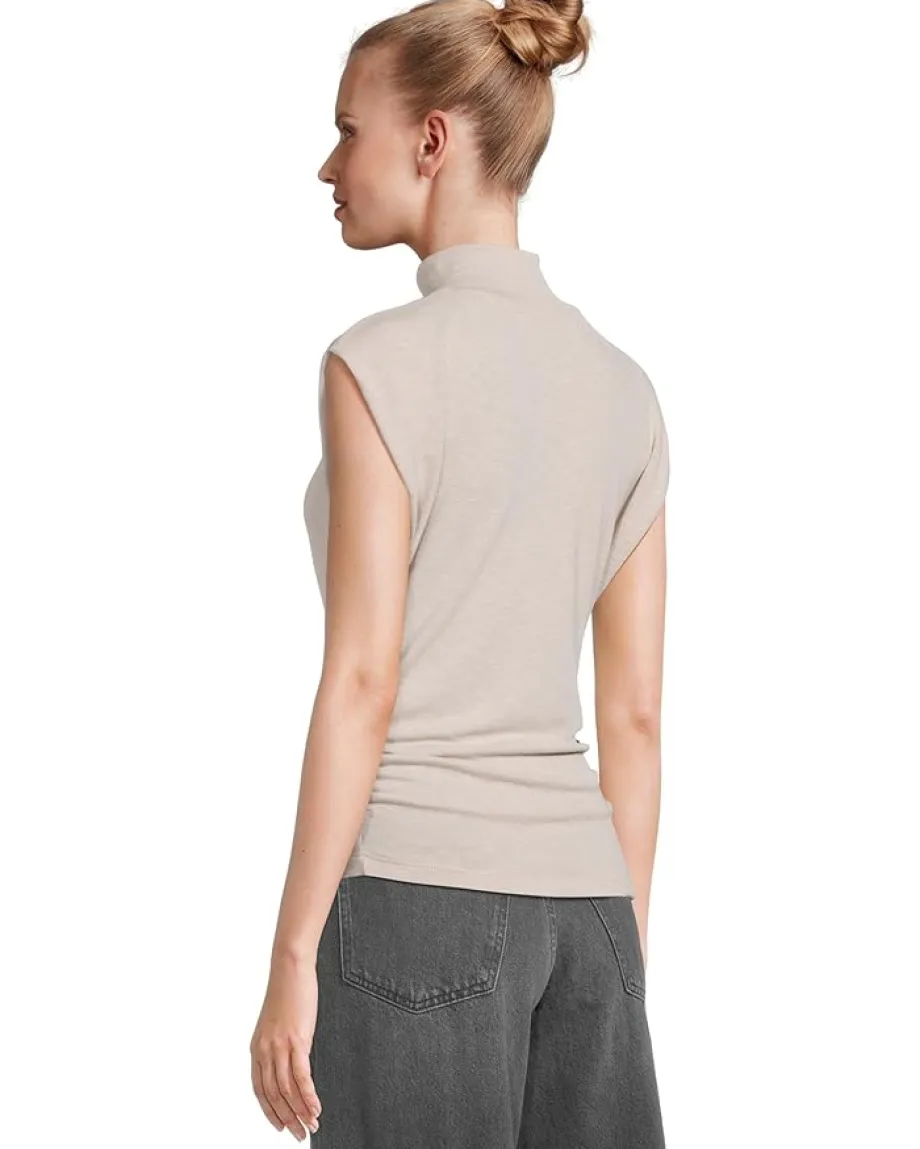 Women Michael Stars Tina Mock Neck Top