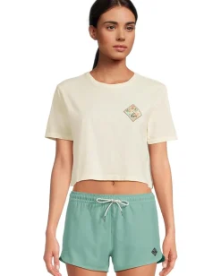 Women Salty Crew Tippet Fill Crop Tee