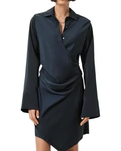 AllSaints Tira Mini Dress Collegiate Blue Outlet