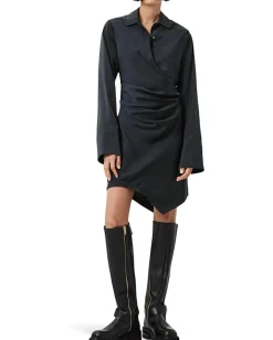 AllSaints Tira Mini Dress Collegiate Blue Outlet