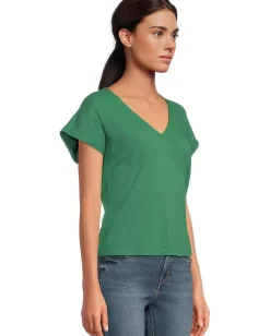 Women Michael Stars Tobi V-neck Tee