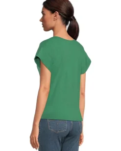 Women Michael Stars Tobi V-neck Tee