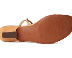 Madewell Tonio Strappy Sandals - Lace Up Suede Sunbaked Clay Outlet