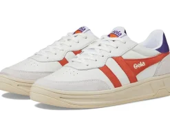 Gola Topspin Off-White/Hot Coral/Royal Purple New