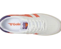 Gola Topspin Off-White/Hot Coral/Royal Purple New
