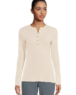 Prana Touchstone Henley Oatmeal Heather Discount
