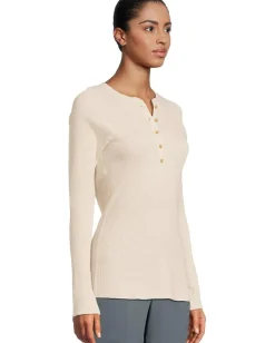Prana Touchstone Henley Oatmeal Heather Discount