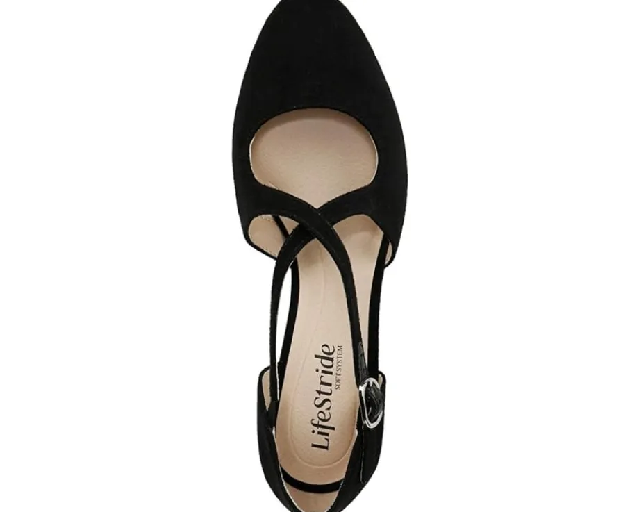 LifeStride Tracy Black Microfiber Sale