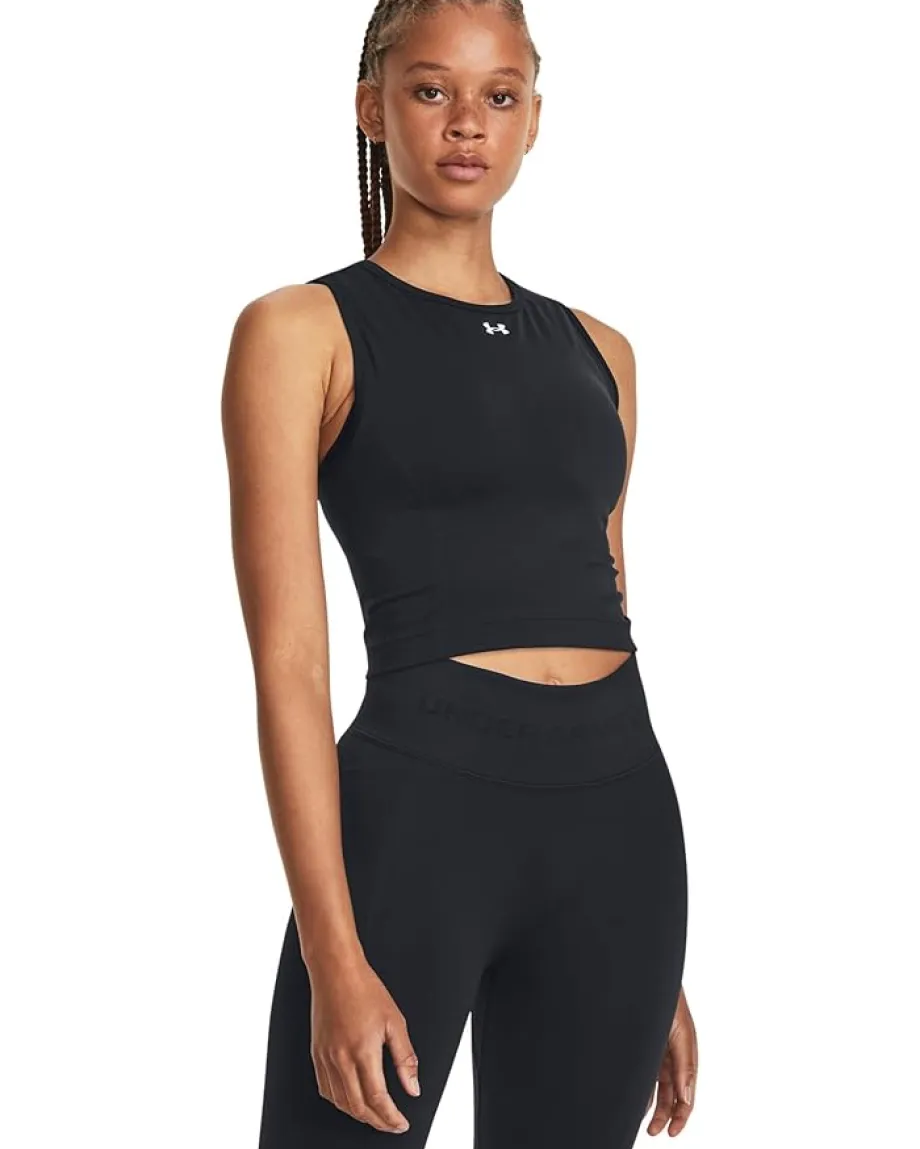 Under Armour Train Seamless Tank Black/White Sale