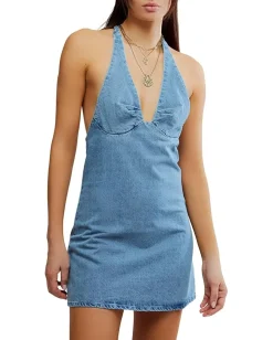 Women Free People Trevi Denim Mini