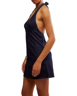 Free People Trevi Denim Mini Rinse Outlet