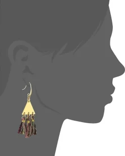 Women Rebecca Minkoff Tri Tassel Chandelier Earrings