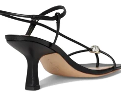 Loeffler Randall Triana Strappy Mid-heel Sandal W/Ball Black/Gold Crystal Online
