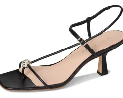 Loeffler Randall Triana Strappy Mid-heel Sandal W/Ball Black/Gold Crystal Online