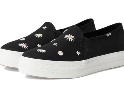 Keds Triple Decker Black Canvas New