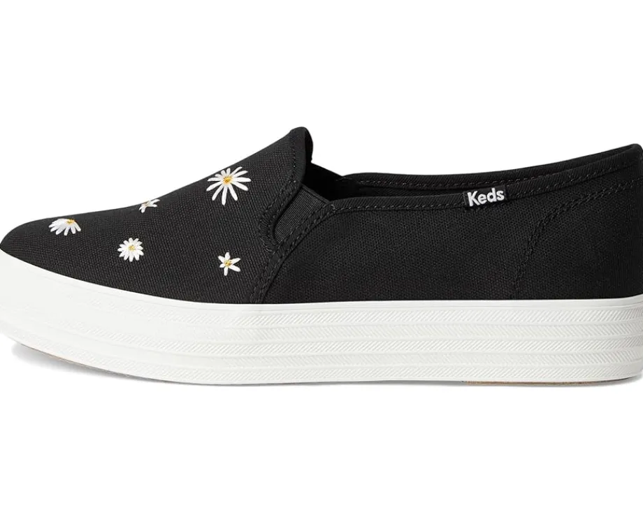 Keds Triple Decker Black Canvas New