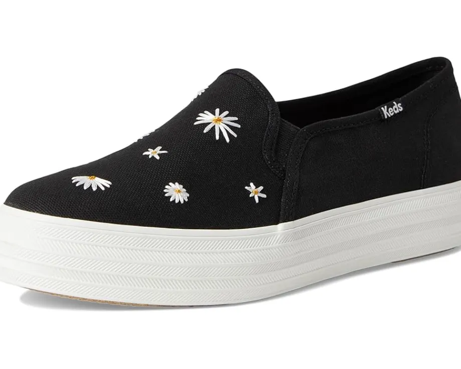 Keds Triple Decker Black Canvas New