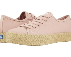 Keds Triple Kick Cotton Canvas Jute Rose Best