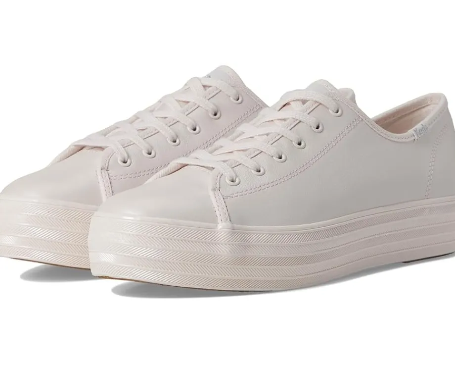 Keds Triple Kick Leather Pink Pearlized Leather