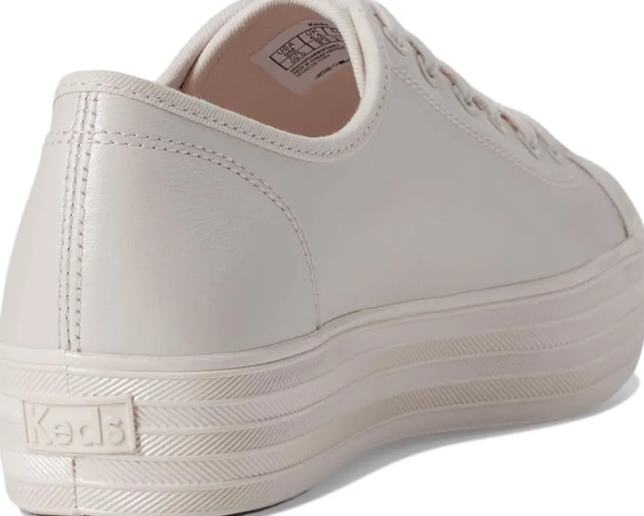 Keds Triple Kick Leather Pink Pearlized Leather